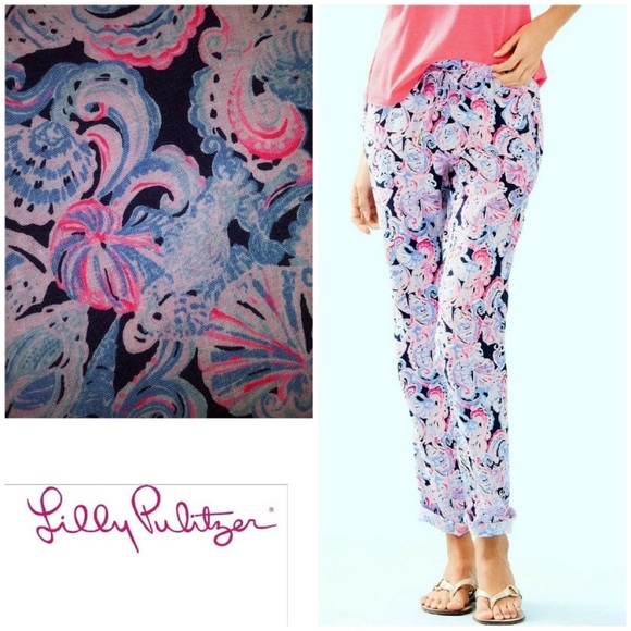 Lilly Pulitzer Other - Lilly Pulitzer Aiden Linen Beach Pant XS
